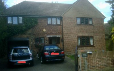 Brick cladding facelift to detached house