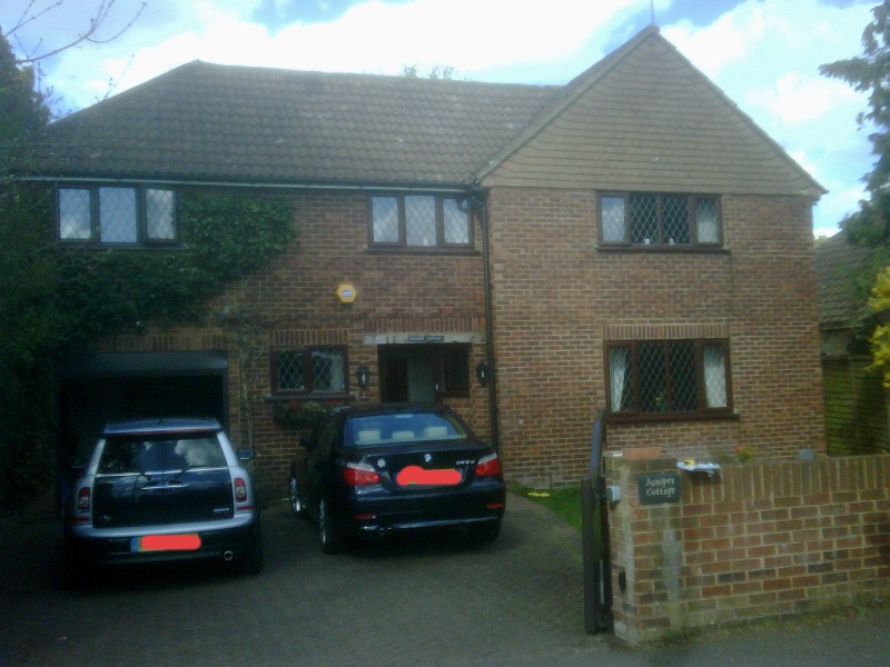 Brick cladding facelift to detached house