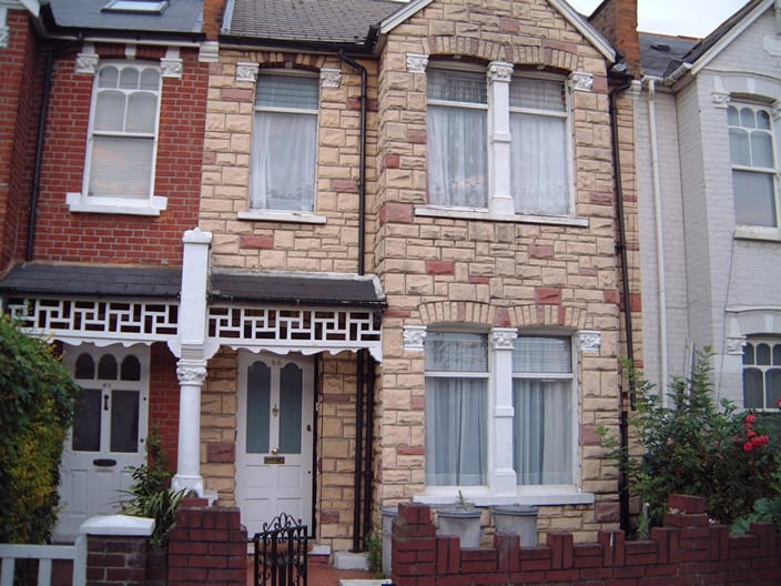 Stone Cladding Removal London House