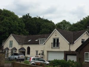before brick cladding bungalow