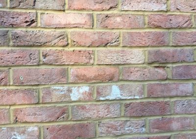 close up brick cladding external