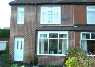 Brick cladding using tiles cut from full bricks