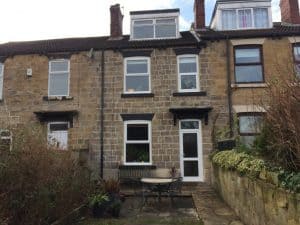 Stone Cladding Removed and wall restored