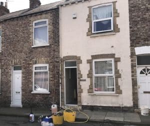 York Victorian House Textured coating